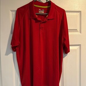 Under Armour Red Polo Shirt Vibrant and Versatile